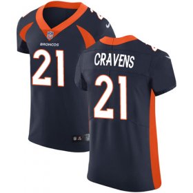 Wholesale Cheap Nike Broncos #21 Su\'a Cravens Navy Blue Alternate Men\'s Stitched NFL Vapor Untouchable Elite Jersey