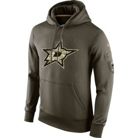 Wholesale Cheap Men\'s Dallas Stars Nike Salute To Service NHL Hoodie