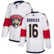 Wholesale Cheap Adidas Panthers #16 Aleksander Barkov White Road Authentic Stitched NHL Jersey