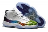 Wholesale Cheap Air Jordan 11 Retro Shoes White/Elephant print-multiple Colour