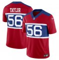 Wholesale Cheap Men's New York Giants #56 Lawrence Taylor Century Red Alternate Vapor F.U.S.E. Limited Football Stitched Jersey