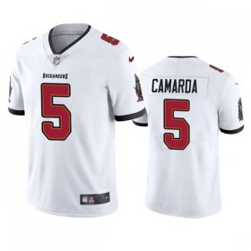 Wholesale Cheap Men\'s Tampa Bay Buccaneers #5 Jake Camarda White Vapor Untouchable Limited Stitched Jersey