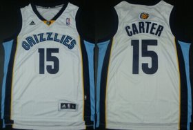 Wholesale Cheap Memphis Grizzlies #15 Vince Carter Revolution 30 Swingman White Jersey