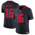 Cheap Men's Houston Texans #16 Tim Boyle Navy 2024 2nd Alternate F.U.S.E Vapor Stitched Jersey