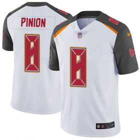 Wholesale Cheap Nike Buccaneers #8 Bradley Pinion White Men\'s Stitched NFL Vapor Untouchable Limited Jersey