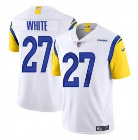 Cheap Youth Los Angeles Rams #27 Tre\'Davious White White Vapor Untouchable Football Stitched Jersey