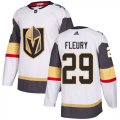 Wholesale Cheap Adidas Golden Knights #29 Marc-Andre Fleury White Road Authentic Stitched Youth NHL Jersey