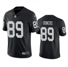 Cheap Men\'s Las Vegas Raiders #89 Brock Bowers Black 2024 Draft Vapor Football Stitched Jersey