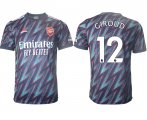 Wholesale Cheap Men 2021-2022 Club Arsenal Second away aaa version blue 12 Soccer Jersey