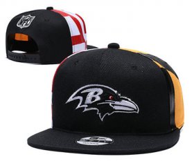 Wholesale Cheap Ravens Team Logo Black 2019 Draft Adjustable Hat YD