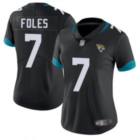 Wholesale Cheap Nike Jaguars #7 Nick Foles Black Team Color Women\'s Stitched NFL Vapor Untouchable Limited Jersey