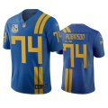 Wholesale Cheap Jacksonville Jaguars #74 Cam Robinson Royal Vapor Limited City Edition NFL Jersey