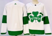 Cheap Men's Toronto Maple Leafs White Blank St Patricks Authentic Jersey