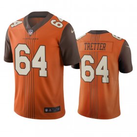 Wholesale Cheap Cleveland Browns #64 J.C. Tretter Brown Vapor Limited City Edition NFL Jersey