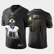 Cheap Philadelphia Eagles #86 Zach Ertz Nike Team Hero Vapor Limited NFL 100 Jersey Black Golden