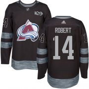 Wholesale Cheap Adidas Avalanche #14 Rene Robert Black 1917-2017 100th Anniversary Stitched NHL Jersey