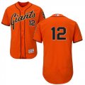 Wholesale Cheap Giants #12 Joe Panik Orange Flexbase Authentic Collection Stitched MLB Jersey