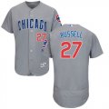 Wholesale Cheap Cubs #27 Addison Russell Grey Flexbase Authentic Collection Road Stitched MLB Jersey