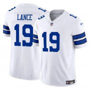 Cheap Men's Dallas Cowboys #19 Trey Lance White 2023 F.U.S.E Vapor Untouchable Limited Football Stitched Jersey