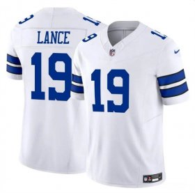 Cheap Men\'s Dallas Cowboys #19 Trey Lance White 2023 F.U.S.E Vapor Untouchable Limited Football Stitched Jersey