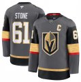 Men's Vegas Golden Knights #61 Mark Stone Grey 2024-25 Alternate Stitched Hockey Jersey