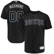 Wholesale Cheap Arizona Diamondbacks Majestic 2019 Players' Weekend Flex Base Authentic Roster Custom Jersey Black