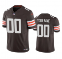 Wholesale Cheap Men's Cleveland Browns Active Player Custom Brown 2023 F.U.S.E. Vapor Untouchable Limited Stitched Jersey