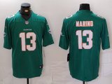 Men's Miami Dolphins #13 Dan Marino Green Vapor Untouchable Stitched Nike Limited Jersey