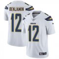 Wholesale Cheap Nike Chargers #12 Travis Benjamin White Men's Stitched NFL Vapor Untouchable Limited Jersey