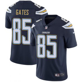 Wholesale Cheap Nike Chargers #85 Antonio Gates Navy Blue Team Color Men\'s Stitched NFL Vapor Untouchable Limited Jersey