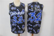 Wholesale Cheap Men's Orlando Magic #32 Shaquille O'neal Black Tear Up Pack Mitchell & Ness Swingman Jeresy