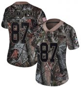 Wholesale Cheap Nike Buccaneers #87 Rob Gronkowski Camo Women's Stitched NFL Limited Rush Realtree Jersey