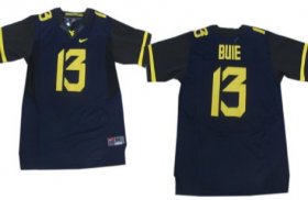 Wholesale Cheap West Virginia Mountaineers #13 Andrew Buie 2013 Navy Blue Elite Jersey