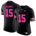 Wholesale Cheap Ohio State Buckeyes 15 Ezekiel Elliott Black 2018 Breast Cancer Awareness College Football Jersey