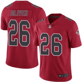 Wholesale Cheap Nike Falcons #20 Isaiah Oliver Red Men\'s Stitched NFL Limited Rush Jersey