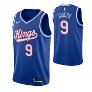 Wholesale Cheap Men's Sacramento Kings #9 Cory Joseph Blue 2019-20 Hardwood Classics Jersey