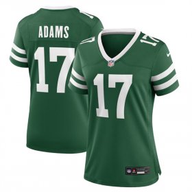 Cheap Women\'s New York Jets #17 Davante Adams Green Stitched Jersey(Run Small)