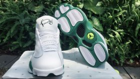 Wholesale Cheap Air Jordan 13 Ray Allen PE White/Green