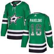 Wholesale Cheap Adidas Stars #16 Joe Pavelski Green Home Authentic Drift Fashion Stitched NHL Jersey