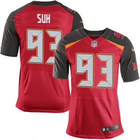 Wholesale Cheap Nike Buccaneers #93 Ndamukong Suh Red Team Color Men\'s Stitched NFL Vapor Untouchable Elite Jersey