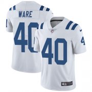 Wholesale Cheap Nike Colts #40 Spencer Ware White Men's Stitched NFL Vapor Untouchable Limited Jersey