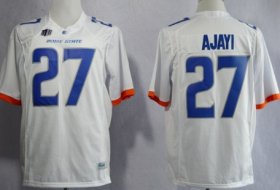 Wholesale Cheap Boise State Broncos #27 Jay Ajayi 2013 White Jersey