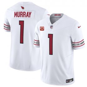 Wholesale Cheap Men\'s Arizona Cardinals #1 Kyler Murray White 2023 F.U.S.E. With 4-Star C Patch Vapor Untouchable F.U.S.E. Limited Football Stitched Jersey