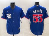 Cheap Men's Texas Rangers #53 Adolis Garc