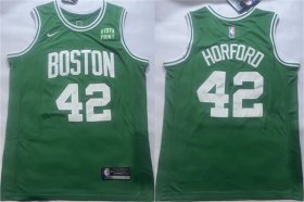 Cheap Men\'s Boston Celtics #42 Al Horford Green Icon Edition Stitched Basketball Jersey