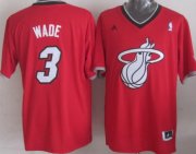 Wholesale Cheap Miami Heat #3 Dwyane Wade Revolution 30 Swingman 2013 Christmas Day Red Jersey