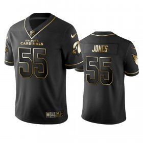 Wholesale Cheap Cardinals #55 Chandler Jones Men\'s Stitched NFL Vapor Untouchable Limited Black Golden Jersey