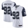 Wholesale Cheap Nike Cowboys #92 Dorance Armstrong White Men's Stitched NFL Limited Rush Jersey