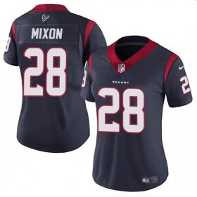 Cheap Women\'s Houston Texans #28 Joe Mixon Navy Vapor Untouchable Limited Stitched Jersey