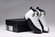 Wholesale Cheap Air Jordan 12 (XII) Taxi Shoes White/Black